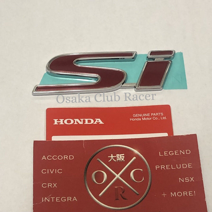 New OEM 07-11 Honda Civic Si Sedan Rear Emblem Badge FA5 2012 FB6 Genuine 08 09