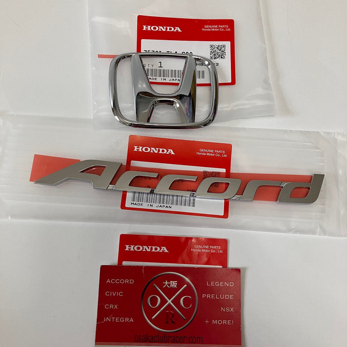 New OEM CW2 Honda Accord Tourer Rear Emblem Set JDM Badges 11-14 Acura TSX WAGON