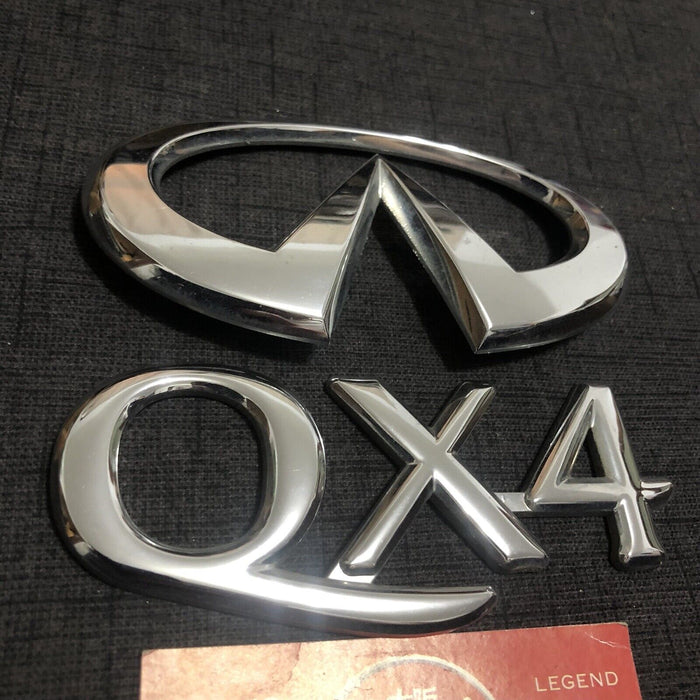 Infiniti QX4 OEM Rear Emblem Badges Genuine 97-03 98 99 00 01 02 Pathfinder R50