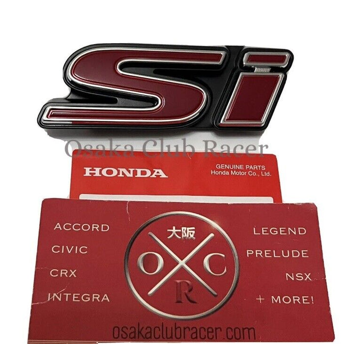 New OEM 06-08 Honda Civic Si Front Grille Emblem Badge 07 FA5 FG2 75732-SVB-A01