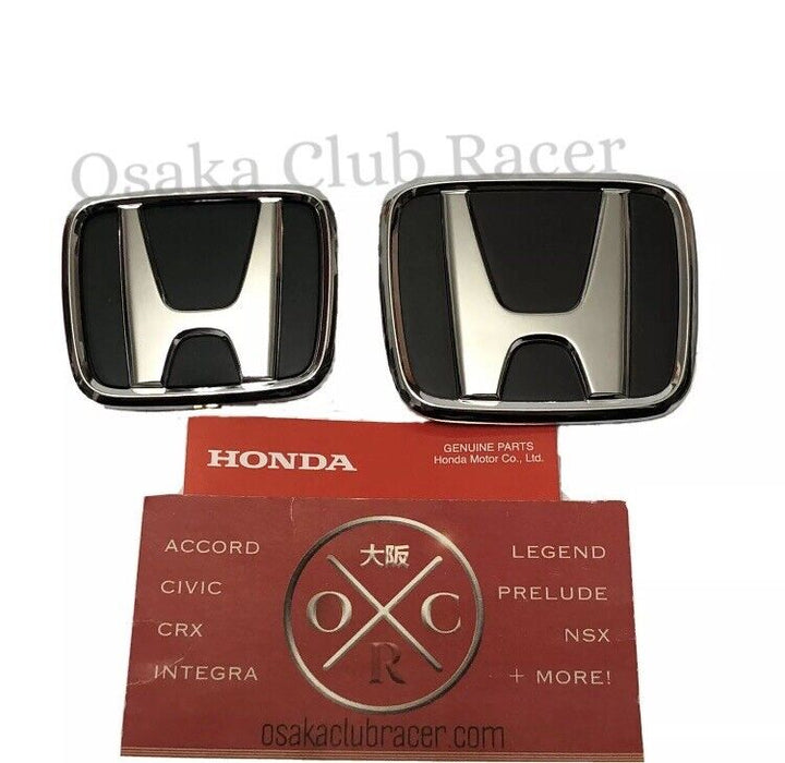 Genuine OEM PP1 Honda Beat Front & Rear Emblem Set H Badges JDM 1991-96 NEW Logo