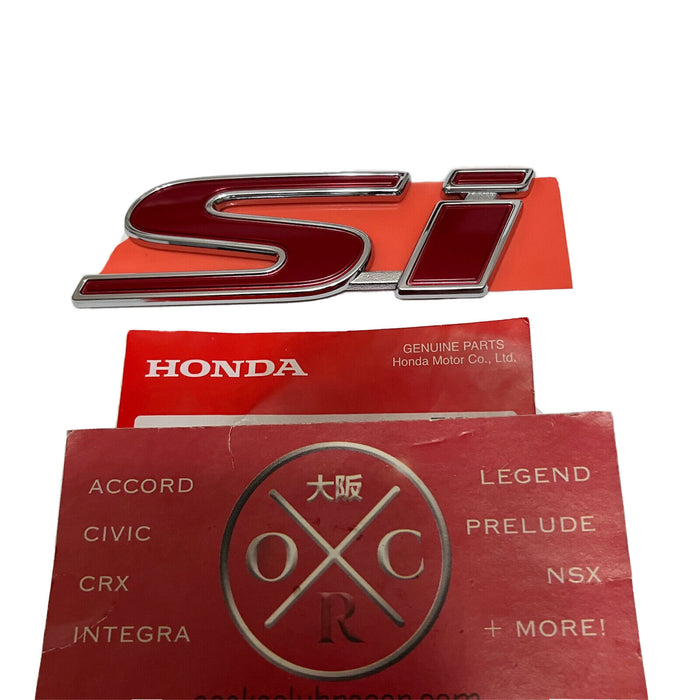 Genuine OEM 2013-15 Honda Civic Si SEDAN Rear Emblem Badge FB6 75723-TR7-A01 NEW