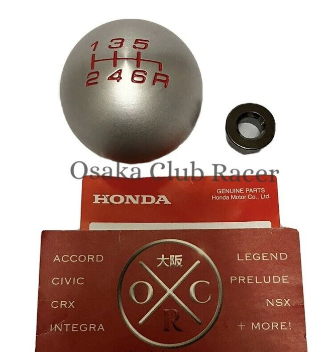 New Genuine OEM FD2 Honda Civic Type R Aluminum Shift Knob & Nut 06-11 6MT JDM