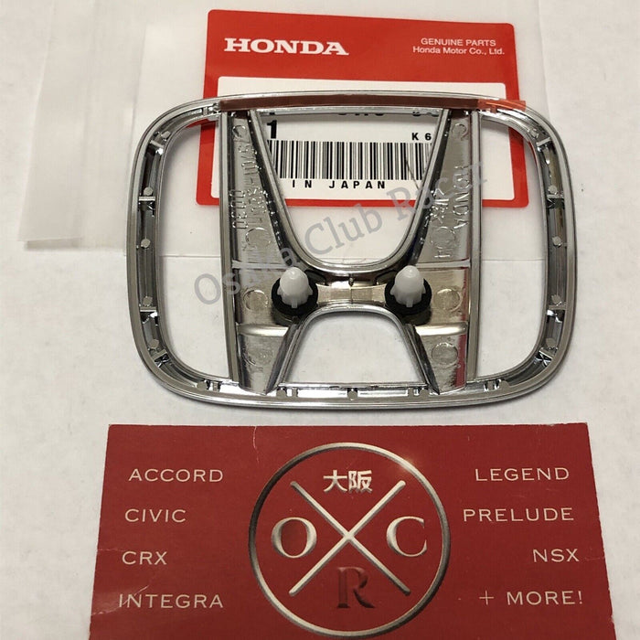 New OEM 2005-06 DC5 Honda Integra Front & Rear Emblem Set Acura RSX JDM Genuine