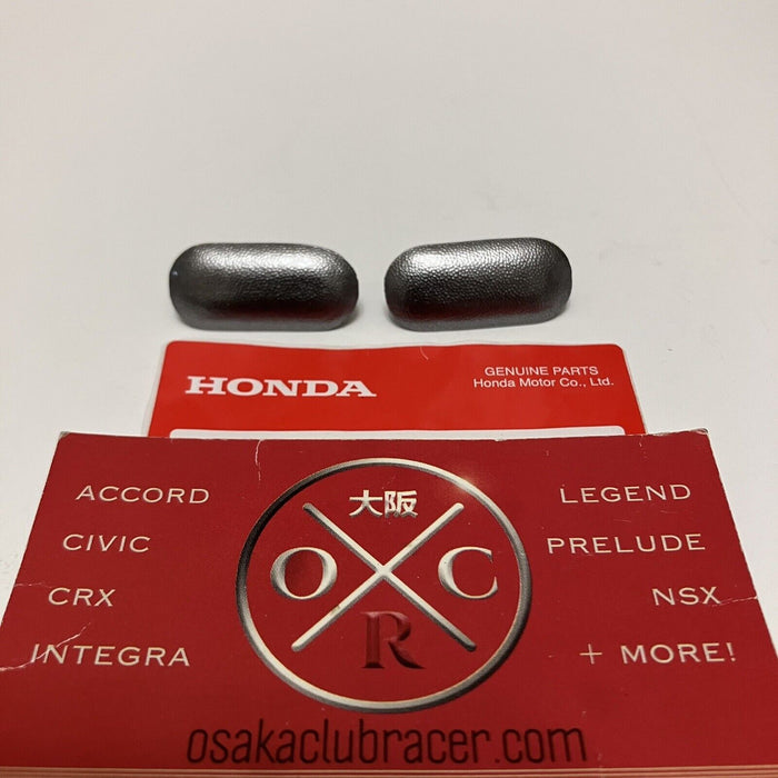 OE Honda 00-09 S2000 Front License Plate Mounting Hole Caps Silverstone Metallic