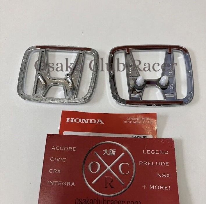 New OEM Acura Integra Front & Rear Honda Emblem H Badge Logo DC2 94-01 JDM Coupe