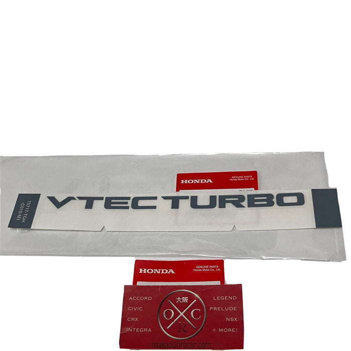 Genuine OEM FK8 Honda Civic Type R VTEC TURBO Rear Windshield Decal 17-21 CDM US