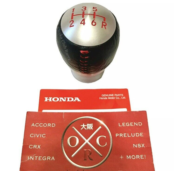 New Genuine OEM 2022+ Honda Civic Si Aluminum / Leather Shift Knob 6MT Weighted