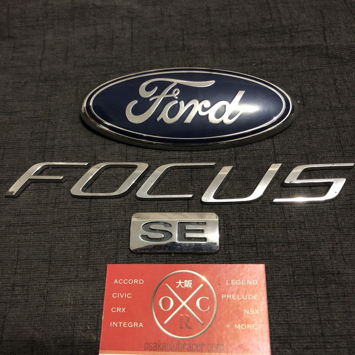 08-11 Ford Focus SE OEM Emblems Rear Badge Genuine 09 10 Sedan USDM Genuine Logo