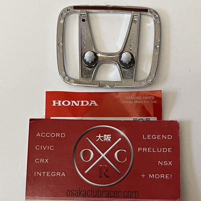 New OEM 96-98 Honda Civic SEDAN Front & Rear Emblem Set Badges JDM USDM EK 4Door