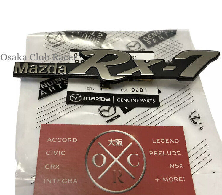 New Genuine OEM 79-83 Mazda RX-7 Fender Emblem Side Badge SA22C Savanna Mk1 SA