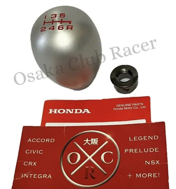 New Genuine OEM DC5 Honda Integra Type R Aluminum Shift Knob & Nut 02-06 6MT JDM