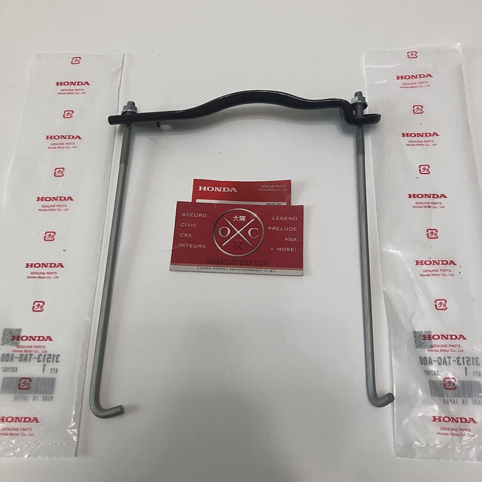 Genuine OEM 2015-20 Honda Fit Battery Tie Down Kit Setting Plate & JHook Set NEW