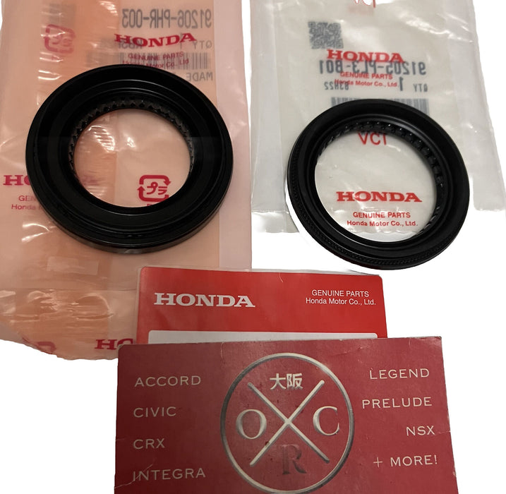 Genuine OEM Honda K-Series 6SPD Axle Seals 2PC Set RSX CIVIC SI 91206-PHR-003