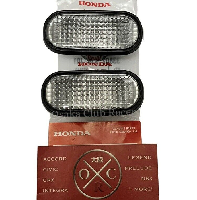 New OEM DC2 Honda Integra Clear Side Marker Turn Signals JDM Genuine Acura 94-01