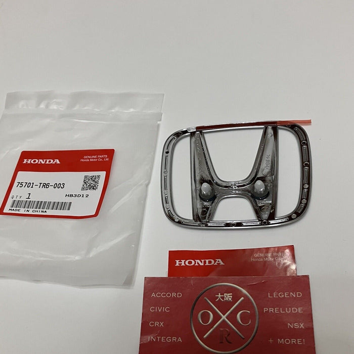 Genuine OEM 2013-15 Honda Civic SEDAN Rear Emblem Trunk Badge NEW 75701-TR6-003