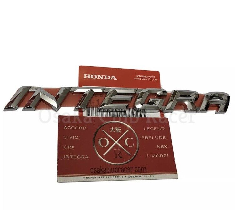 OEM DC5 Honda Integra Rear Emblem JDM Acura RSX Type S R 02-06 03 04 05 NEW Rare