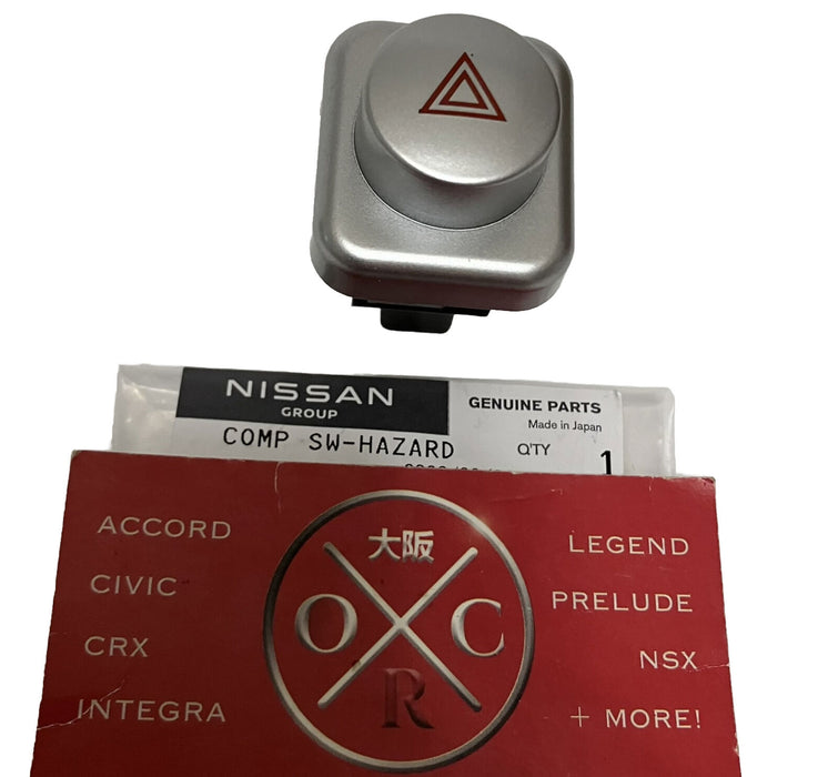 New GENUINE OEM 2009-2020 Nissan 370Z Hazard Switch Button 25290-1EA0C Silver 35