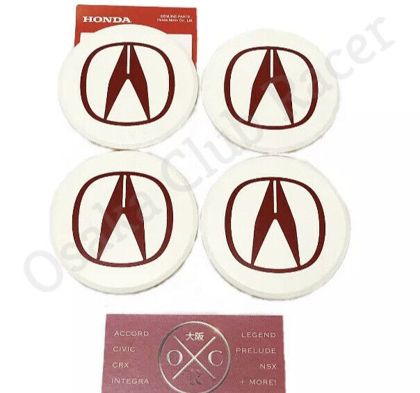 New OEM Acura Integra Type R Wheel Center Cap USDM DC2 97-01 98 Genuine Set of 4