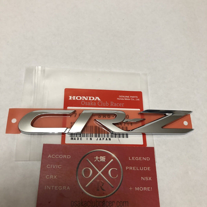 New Genuine OEM 11-16 Honda CR-Z Rear Emblem Nameplate Badge 2012 13 14 15 ZF1 2