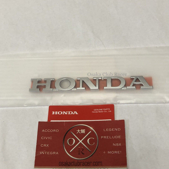 New OEM DC2 Honda Integra Rear Emblem Trunk Badge 97-01 JDM Script Type R Coupe