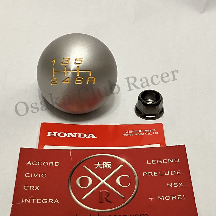 New Genuine OEM AP2 Honda S2000 CR Aluminum Shift Knob & Nut 08-09 6MT AP1 00-09