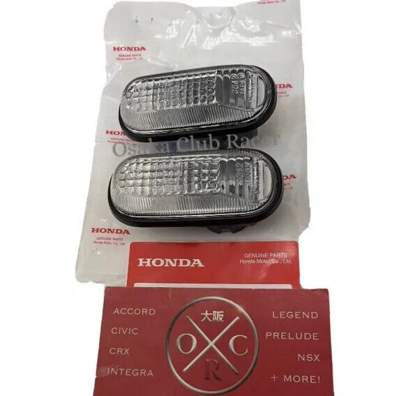 New OEM Honda S2000 CR Clear Side Marker Turn Signal Light Set JDM Genuine 00-09