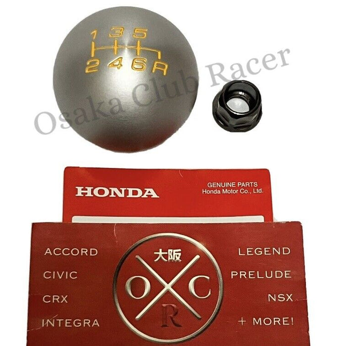 New Genuine OEM AP2 Honda S2000 CR Aluminum Shift Knob & Nut 08-09 6MT AP1 00-09