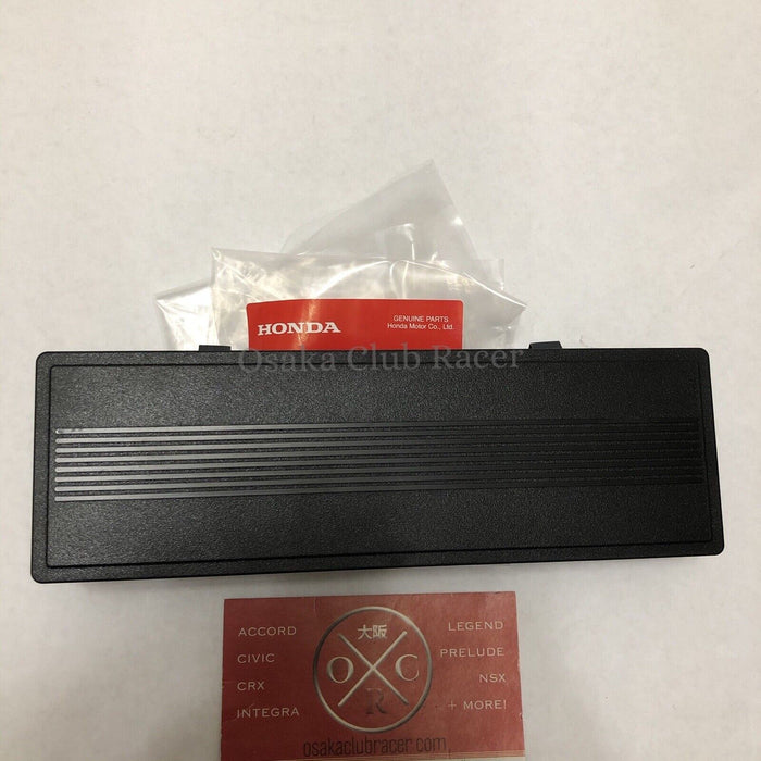 New OEM Honda CRX Radio Delete Block Off Plate Single Din EF EG EK Civic Del Sol