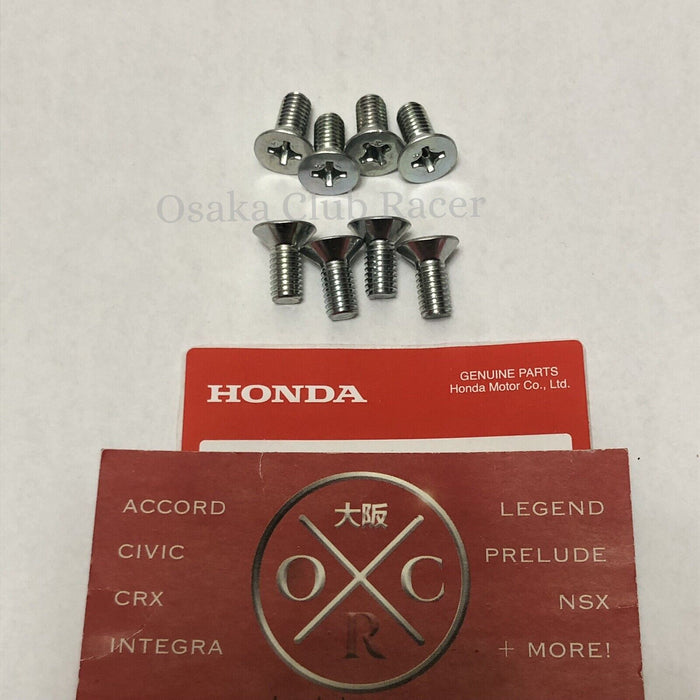 8x GENUINE OEM Honda Acura Disc Brake Rotor Retaining Screws 93600-06014-0H NEW