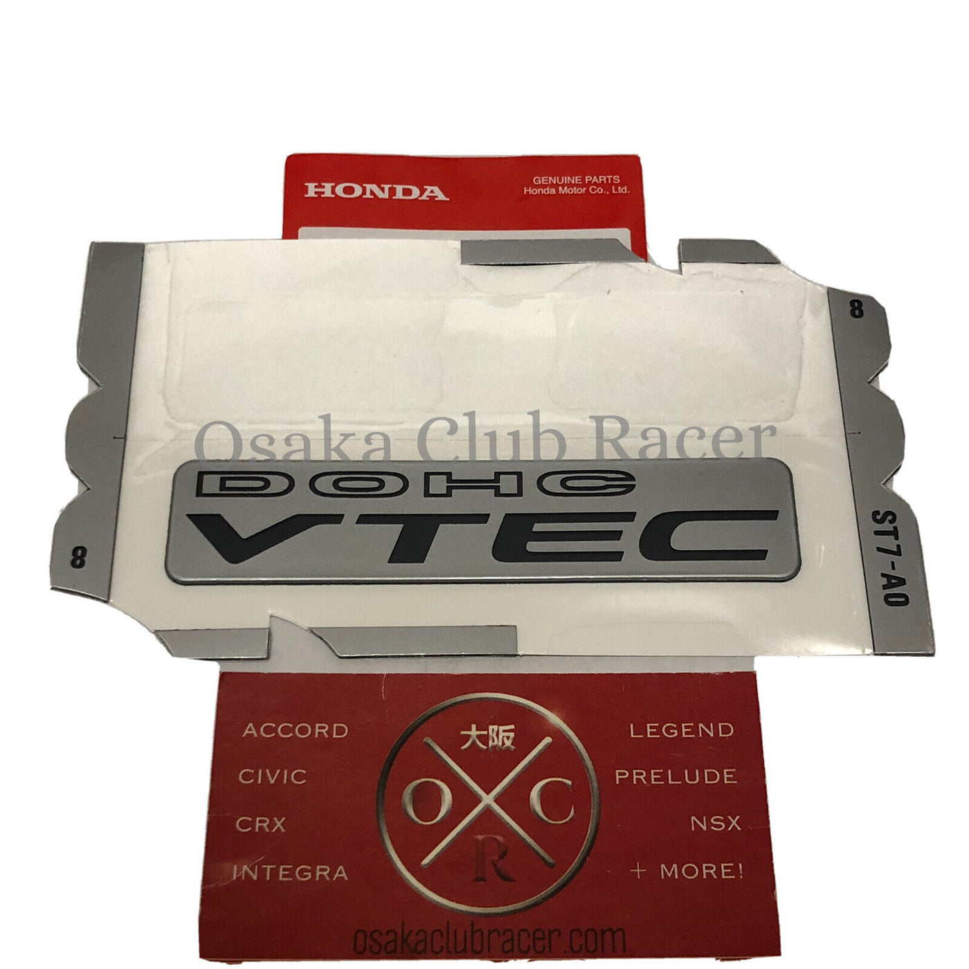 OEM 94-01 Acura Integra DOHC VTEC Emblem Rear Badge JDM USDM Rare GS-R