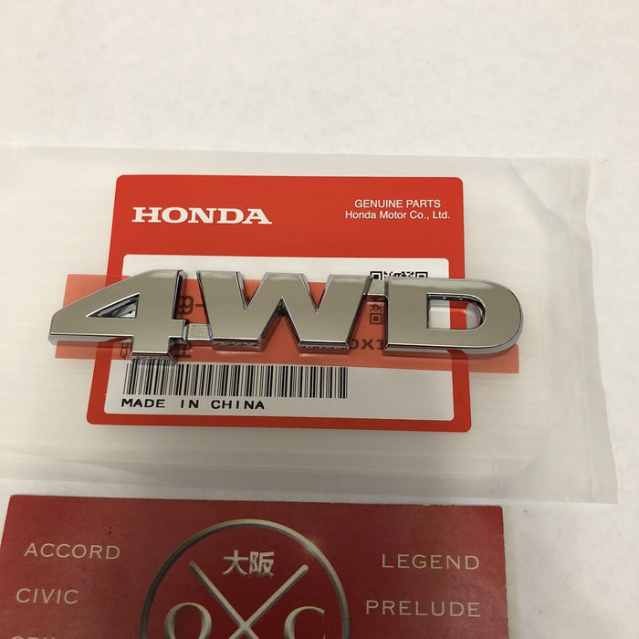 New Genuine OEM 2010-15 Honda Accord Crosstour 4WD Rear Emblem Badge 11 12 13 14