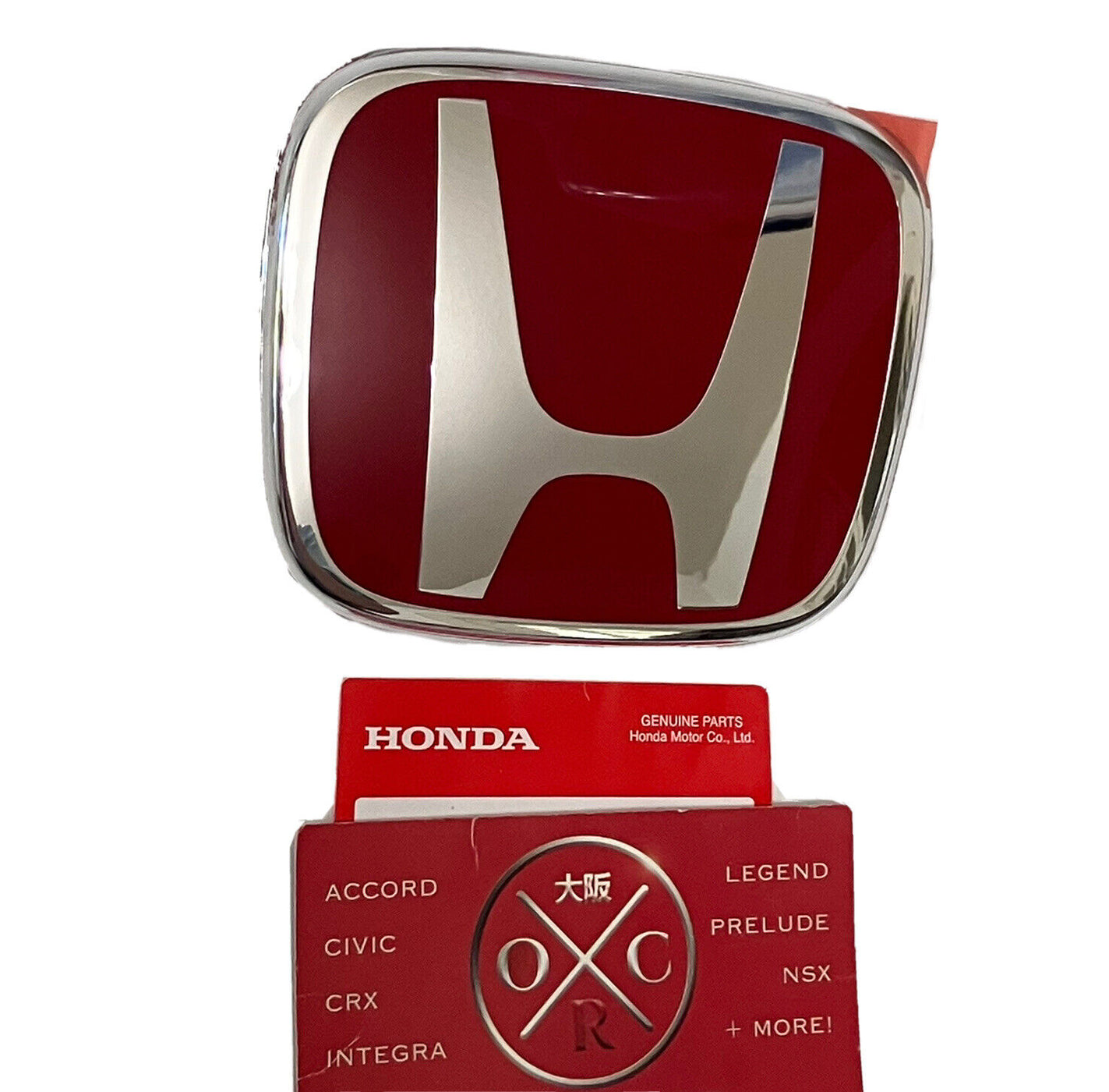 New Genuine OEM FK8 Honda Civic Type R Rear Emblem Badge Red Logo 17-2 ...