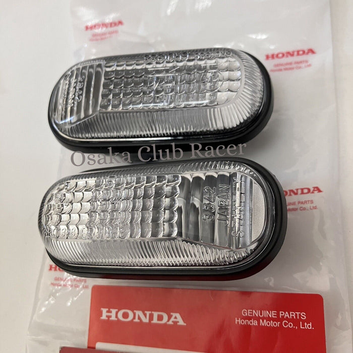 New OEM Honda S2000 CR Clear Side Marker Turn Signal Light Set JDM Genuine 00-09