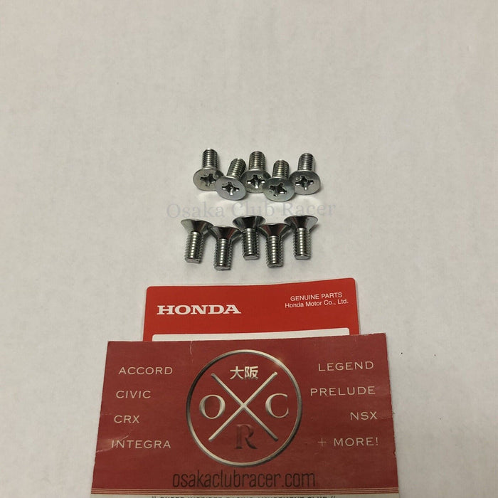 New 10x Genuine OEM Honda Acura Disc Brake Rotor Retainer Screws 93600-06014-0H