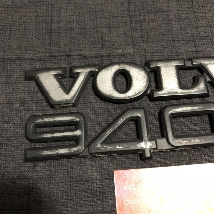 91-98 Volvo 940GL OEM Rear Emblem Genuine Badges USDM 92 93 94 95 96 97 Logo