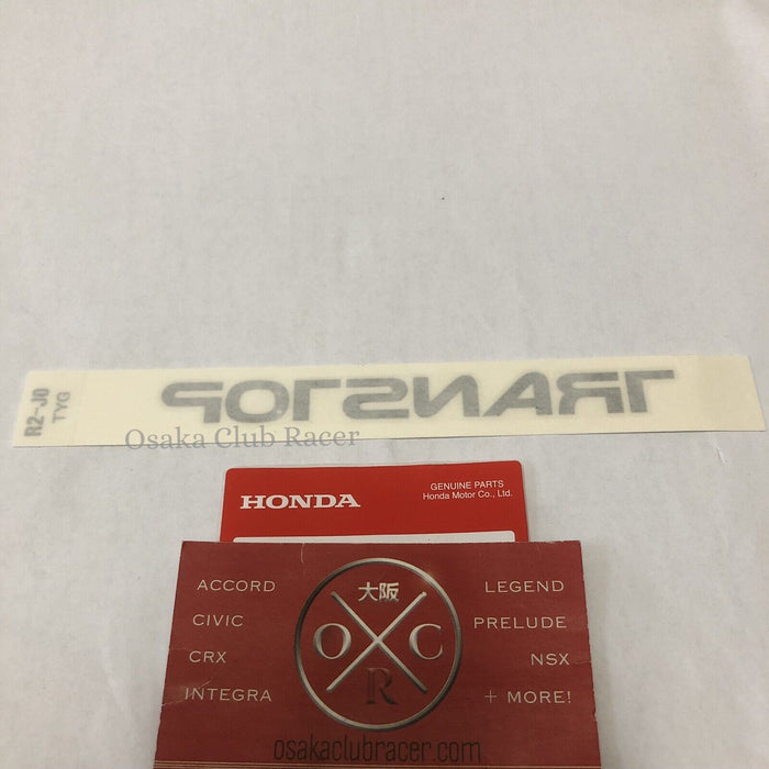 OEM Honda CR-X Del Sol Transtop Rear Window Decal 93-97 92 EG2 SiR JDM Genuine