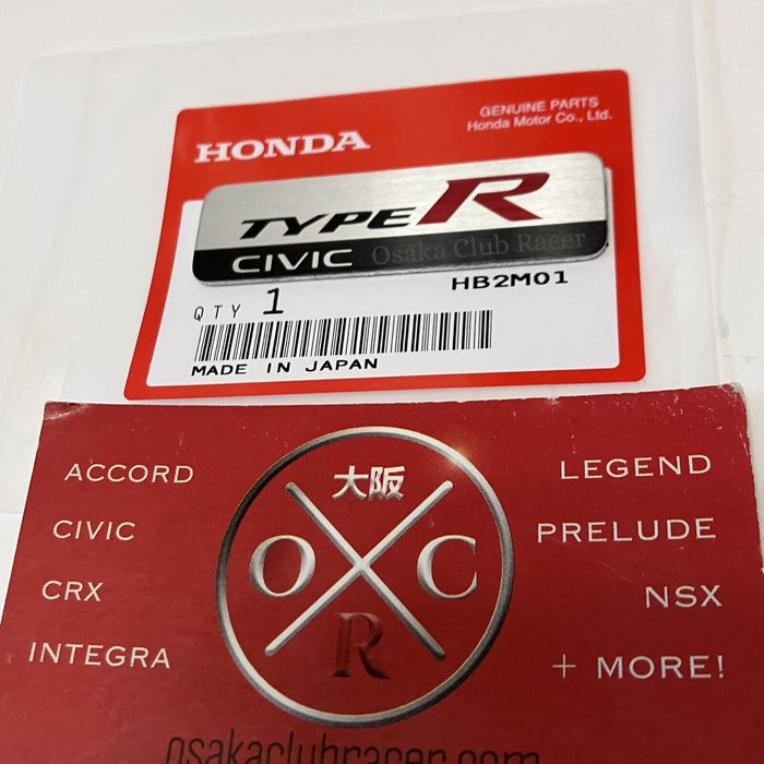 New GENUINE OEM FL5 Honda Civic Type R Dash Emblem Badge Logo Numbered Plate 23+