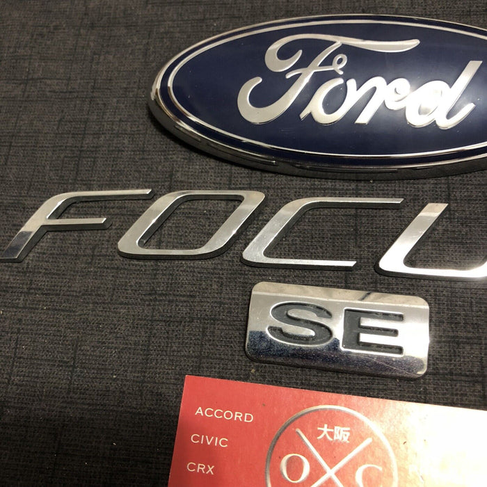 08-11 Ford Focus SE OEM Emblems Rear Badge Genuine 09 10 Sedan USDM Genuine Logo