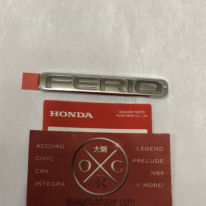 New OEM 01-05 Honda Civic Ferio JDM Rear Emblem Badge ES1 96-00* 92-95* Genuine