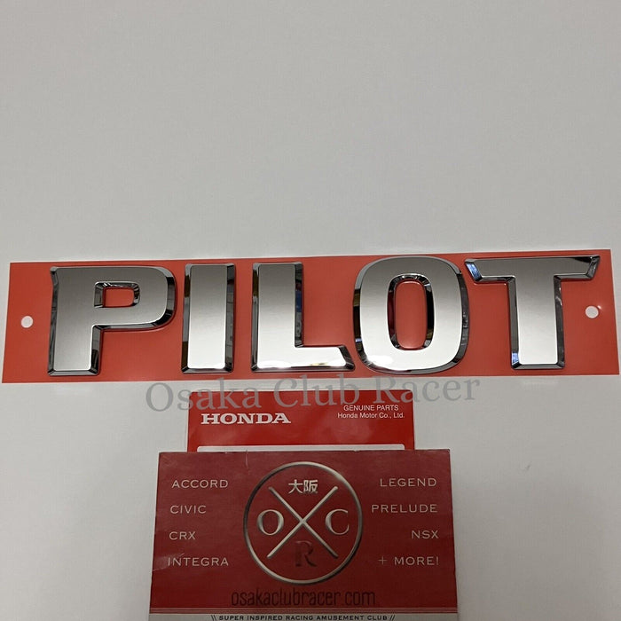 New Genuine OEM 09-15 Honda Pilot Rear Emblem Nameplate Badge 2010 11 12 13 14