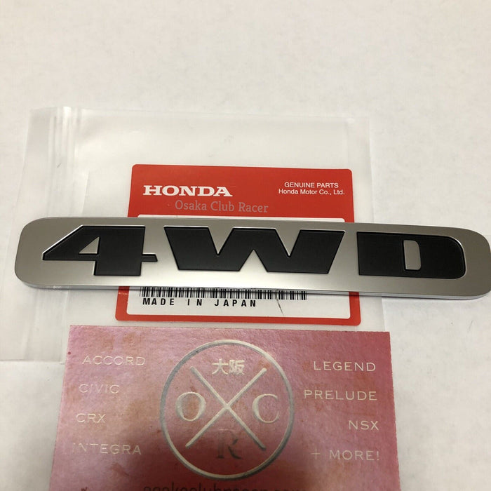 New Genuine OEM Honda Pilot Rear 4WD Emblem Badge USDM 06-08 03 04 05 07 03-08