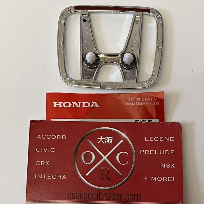 New OEM 92-95 Honda Civic Hatchback Front & Rear Emblem Set Badges JDM USDM EG6